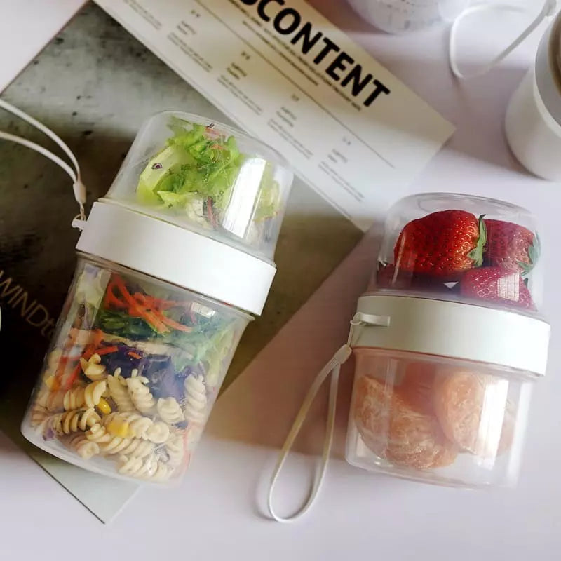 Portable Cereal, Salad, and Fruit Breakfast Cup