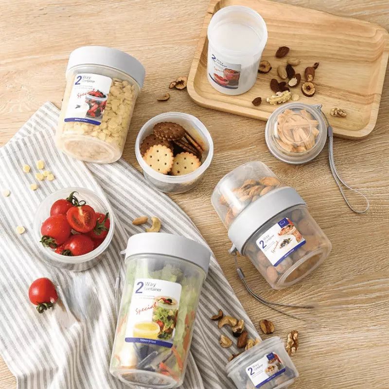Portable Cereal, Salad, and Fruit Breakfast Cup