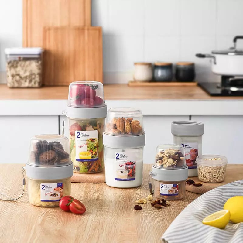 Portable Cereal, Salad, and Fruit Breakfast Cup
