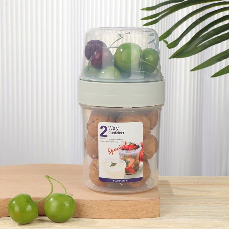 Portable Cereal, Salad, and Fruit Breakfast Cup