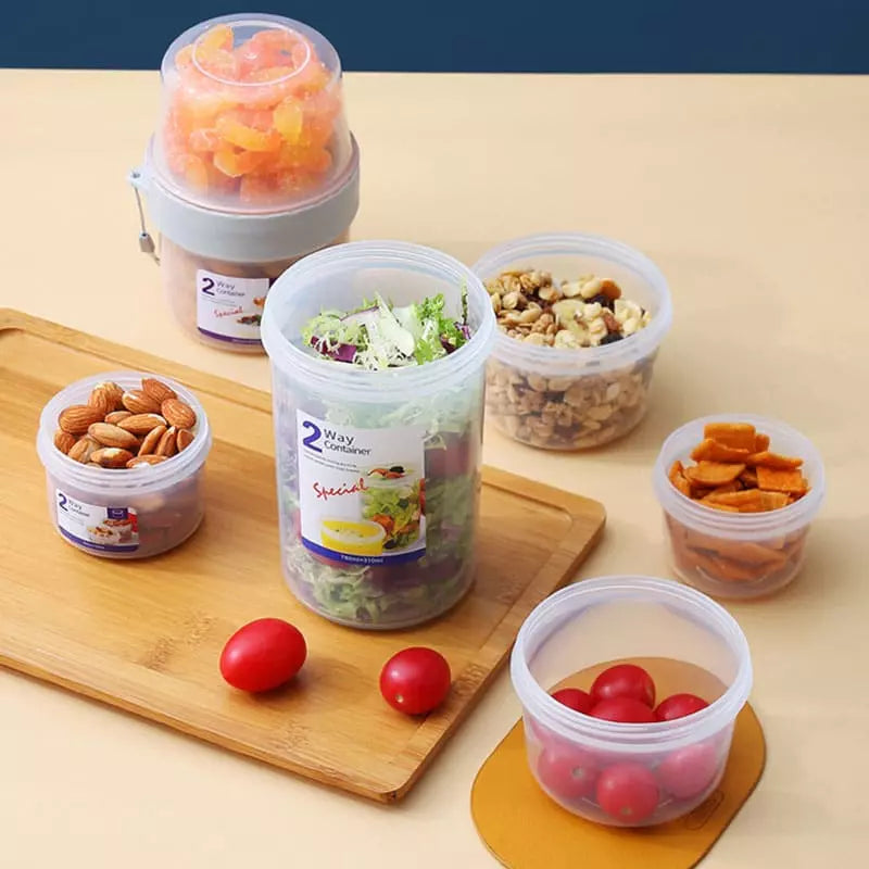 Portable Cereal, Salad, and Fruit Breakfast Cup