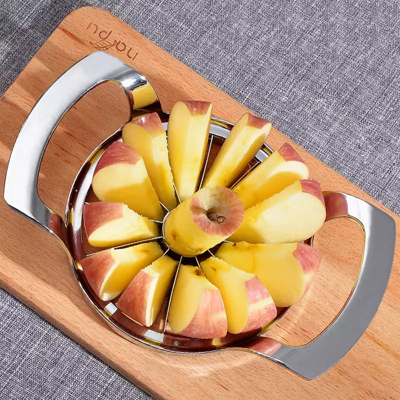 Polished Stainless Steel Fruit Slicer