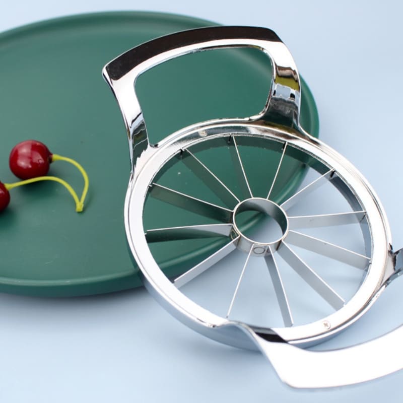 Polished Stainless Steel Fruit Slicer