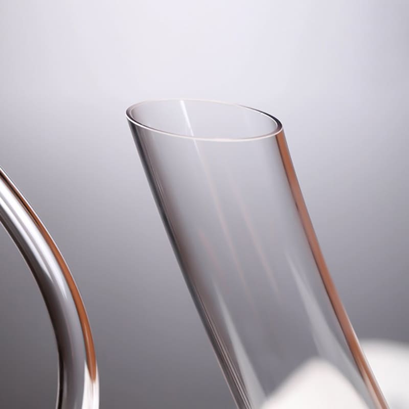Polished Glass Swan Wine Decanter Decanter