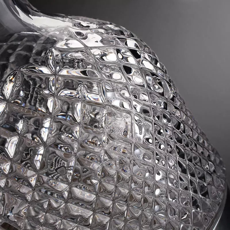 Polished Glass Crystal Wine Decanter Crystal Glassware Decanter