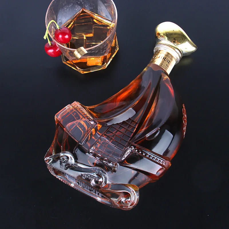Whiskey Wine Decanter Caravela Glass Home Bar