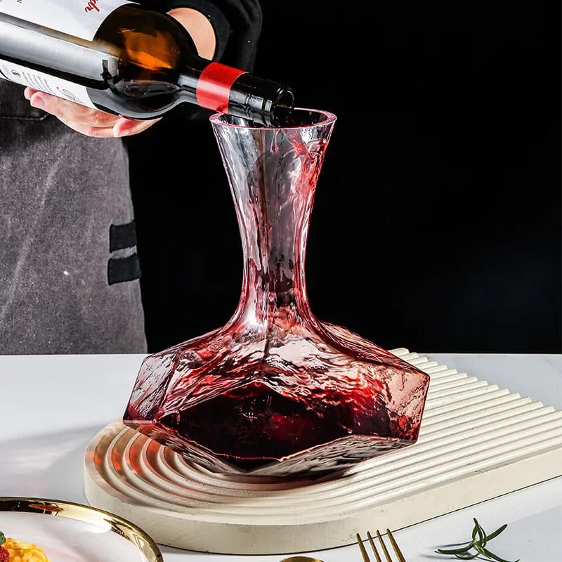 Creative Glass Wine and Whiskey Decanter for Home Bar