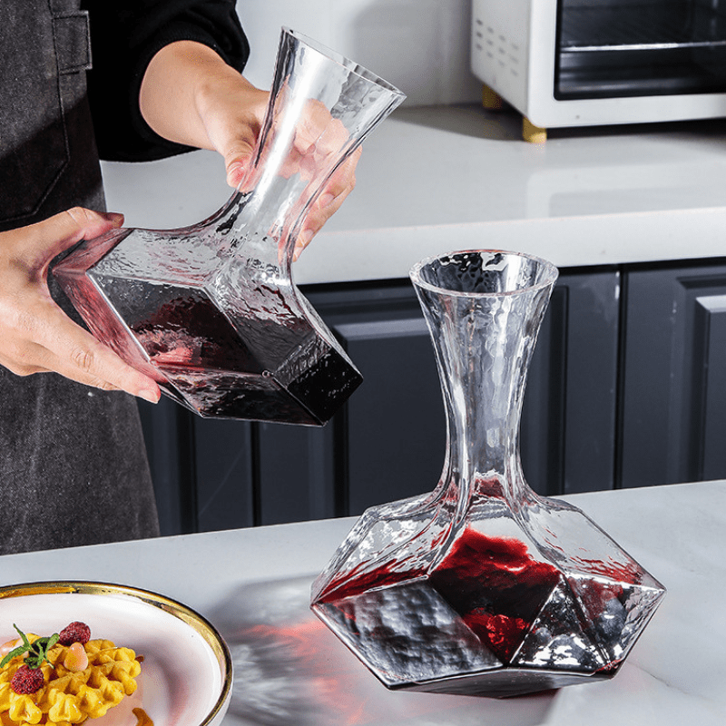 Creative Glass Wine and Whiskey Decanter for Home Bar