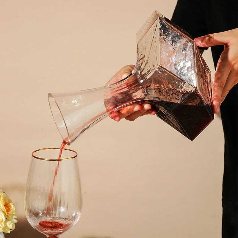 Creative Glass Wine and Whiskey Decanter for Home Bar