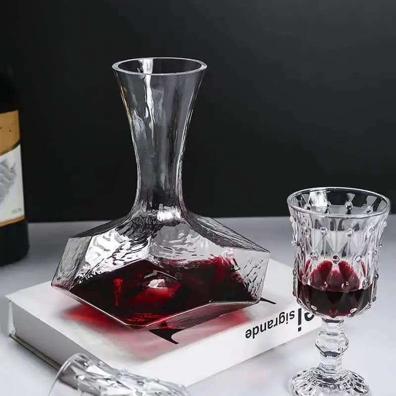 Creative Glass Wine and Whiskey Decanter for Home Bar