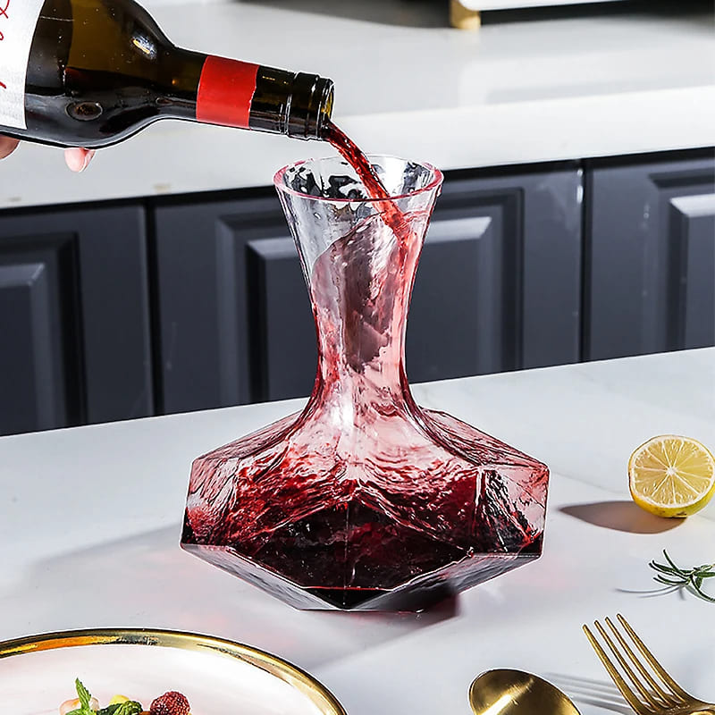 Creative Glass Wine and Whiskey Decanter for Home Bar