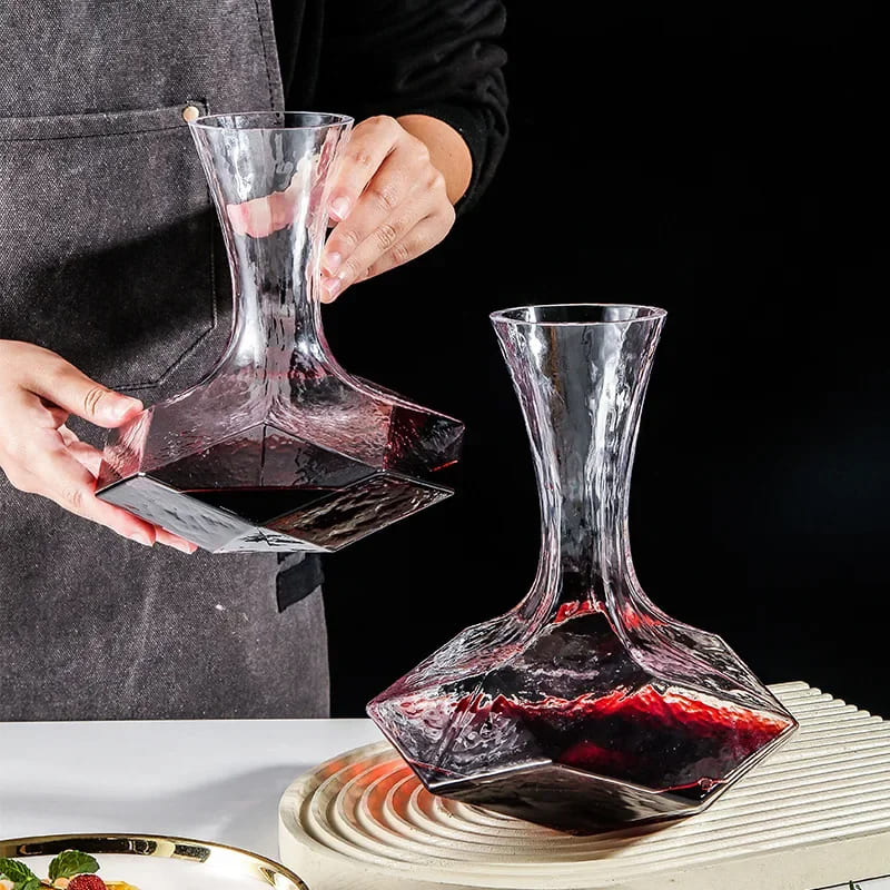 Creative Glass Wine and Whiskey Decanter for Home Bar