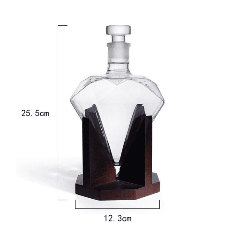 Diamond Glass Wine and Whisky Decanter Home Bar