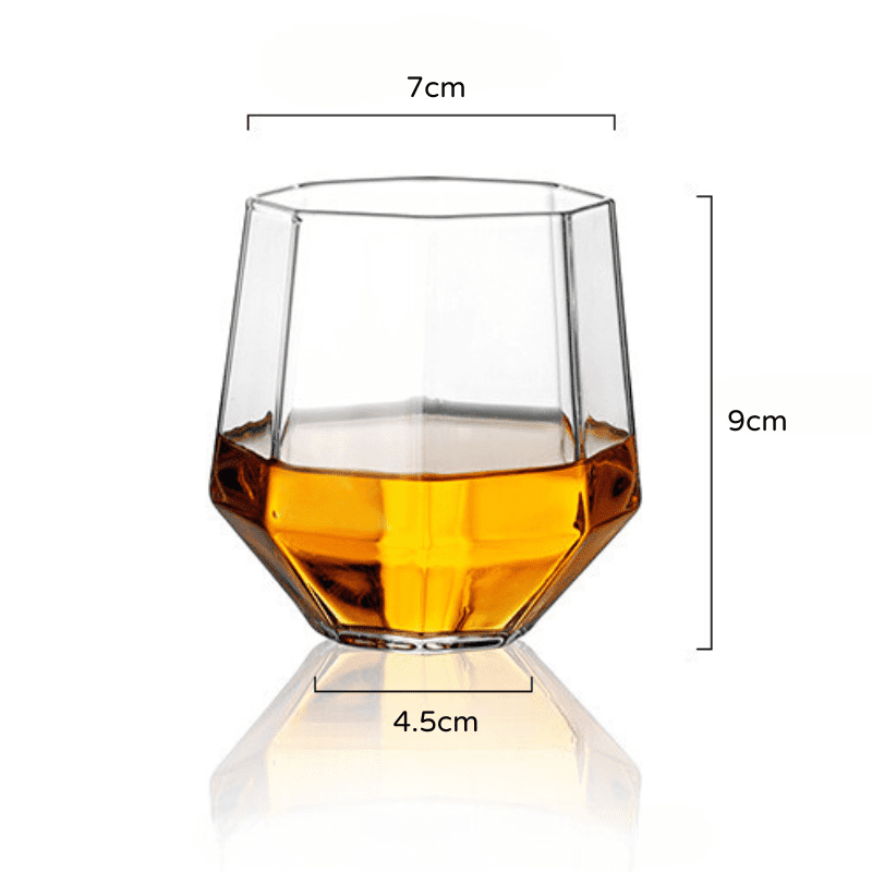 Diamond Glass Wine and Whisky Decanter Home Bar