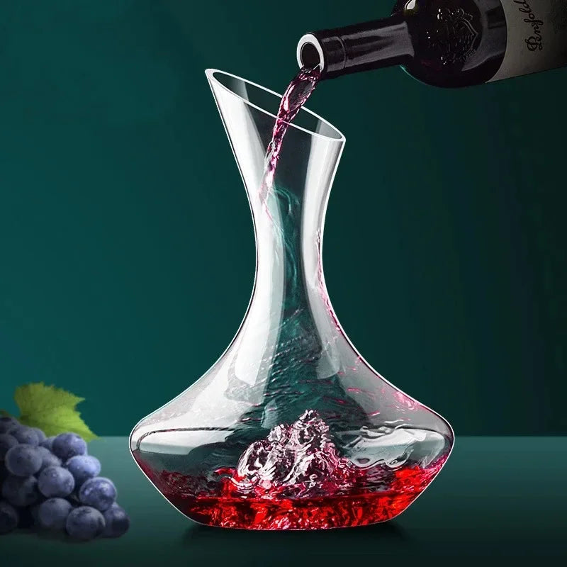 Iceberg Glass Wine and Whisky Decanter Home Bar