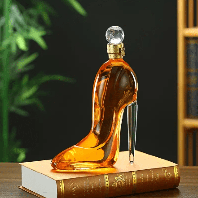 Wine and Whisky Decanter Shoe Glass Bar at Home