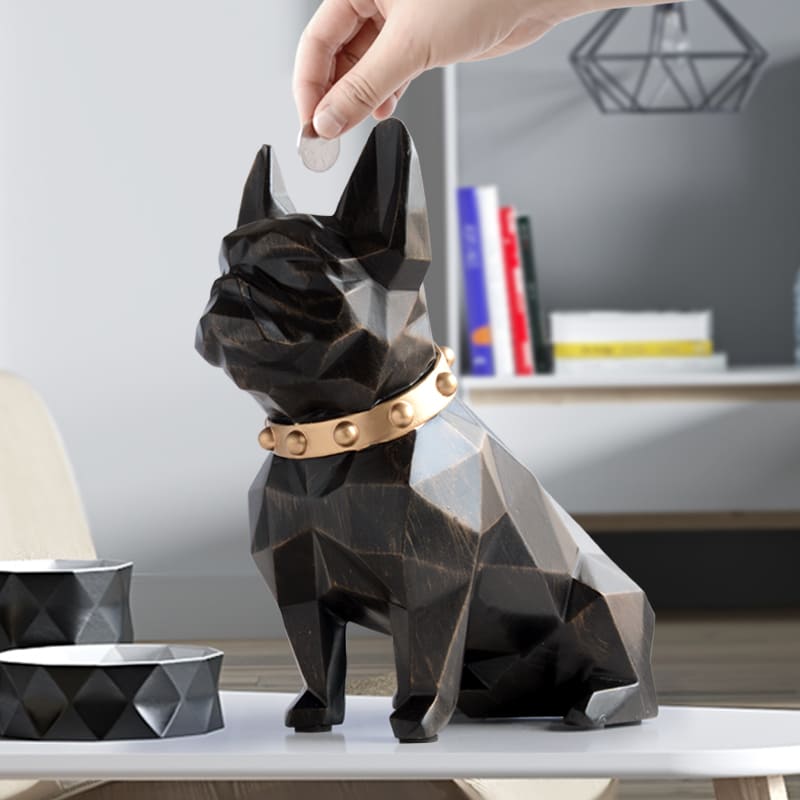 French Bulldog Resin Table Decoration Coin Bank