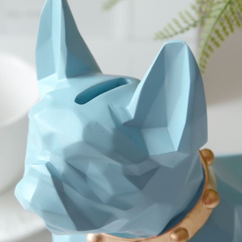 French Bulldog Resin Table Decoration Coin Bank