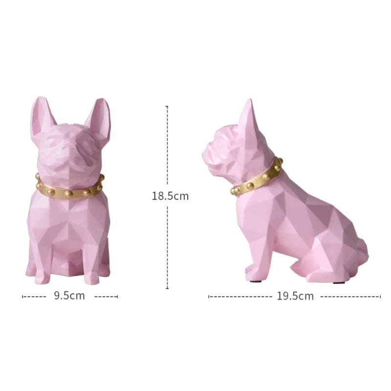 French Bulldog Resin Table Decoration Coin Bank