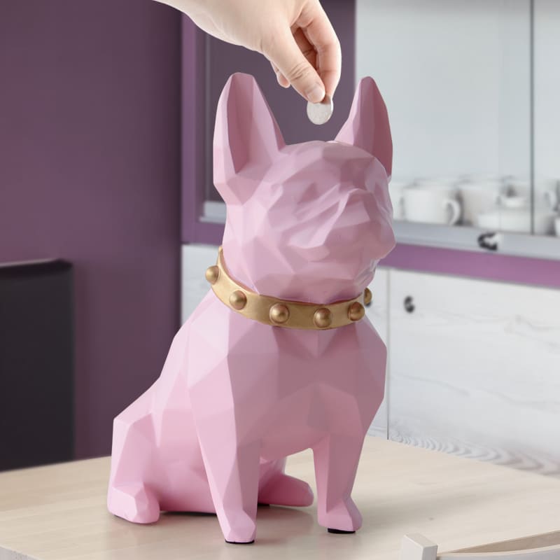French Bulldog Resin Table Decoration Coin Bank
