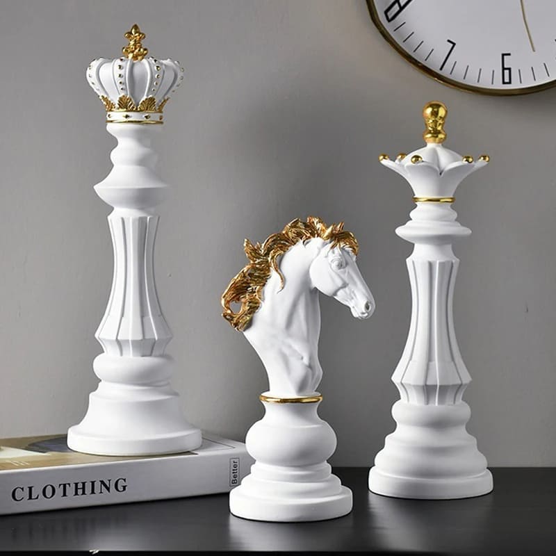 Resin Table Decoration Chess Piece Statues