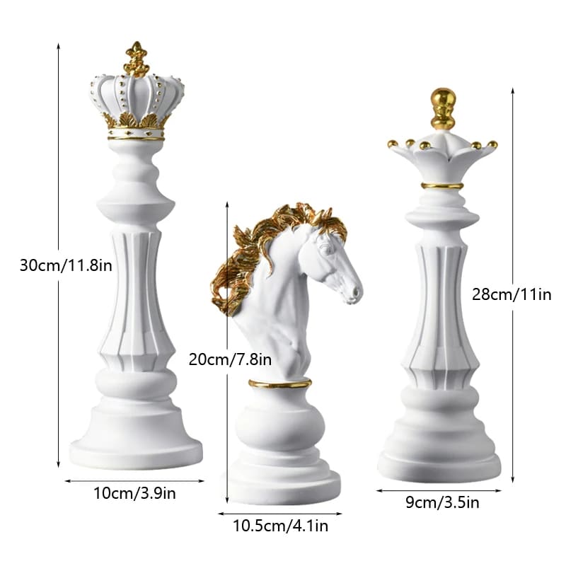 Resin Table Decoration Chess Piece Statues