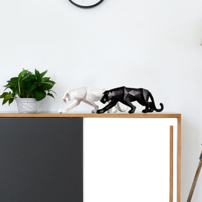 Resin Table Decoration Leopard Statue