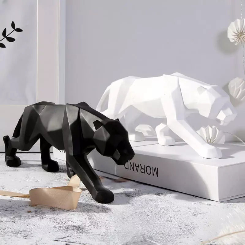 Resin Table Decoration Leopard Statue