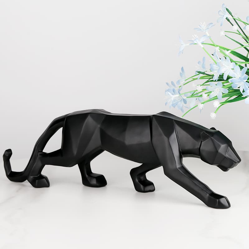 Resin Table Decoration Leopard Statue