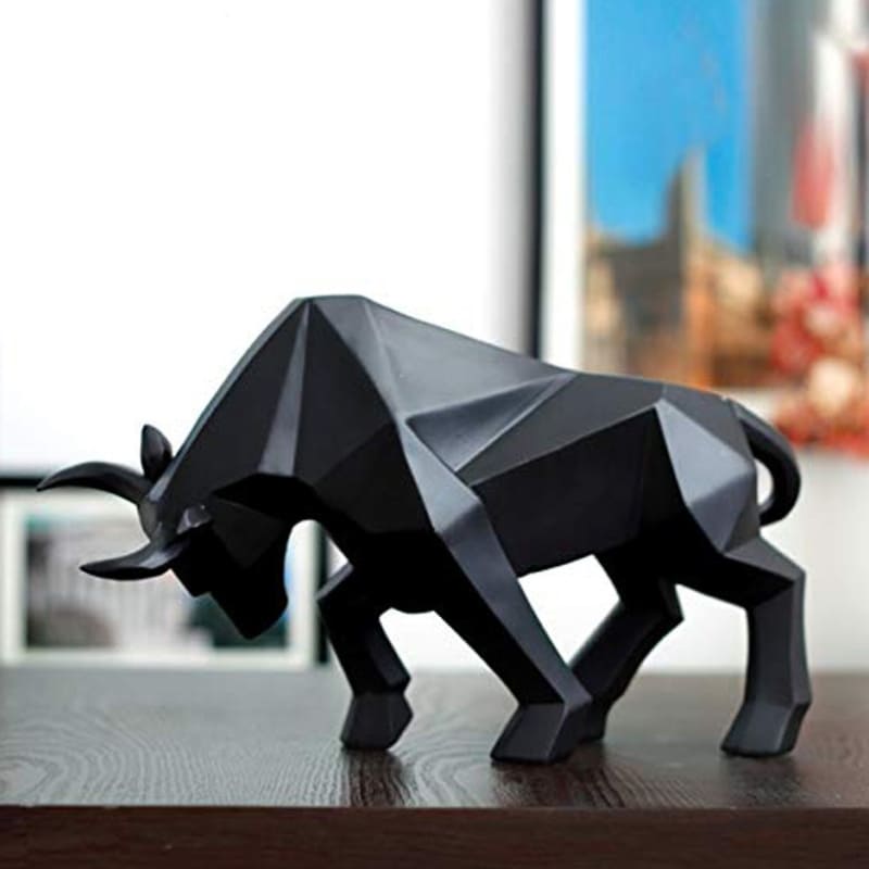 Resin Table Decor Statue Bull