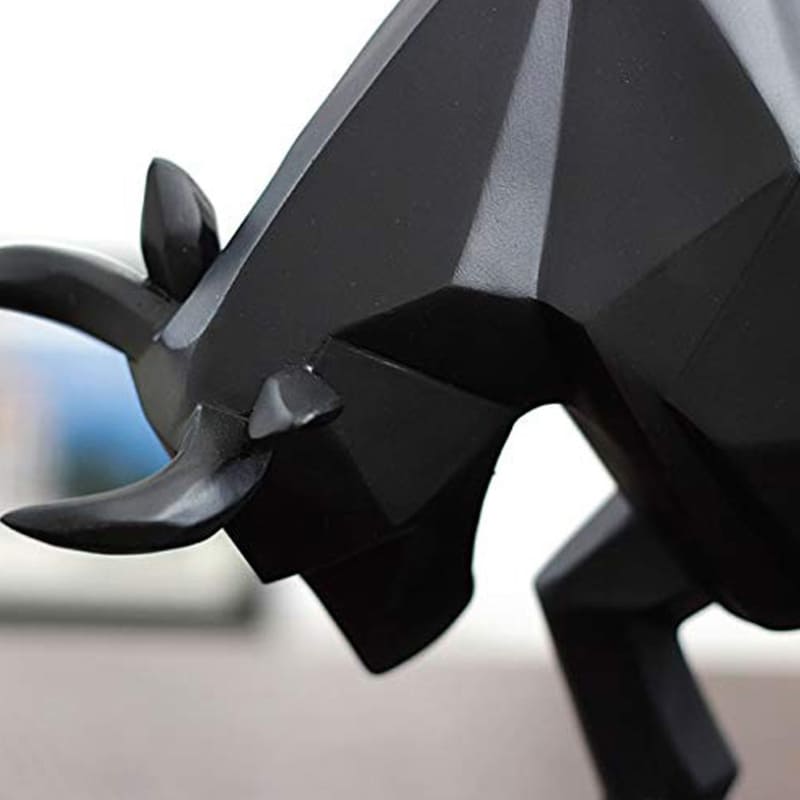 Resin Table Decor Statue Bull