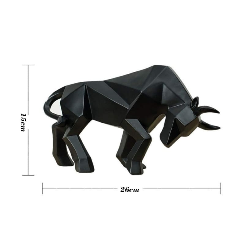 Resin Table Decor Statue Bull