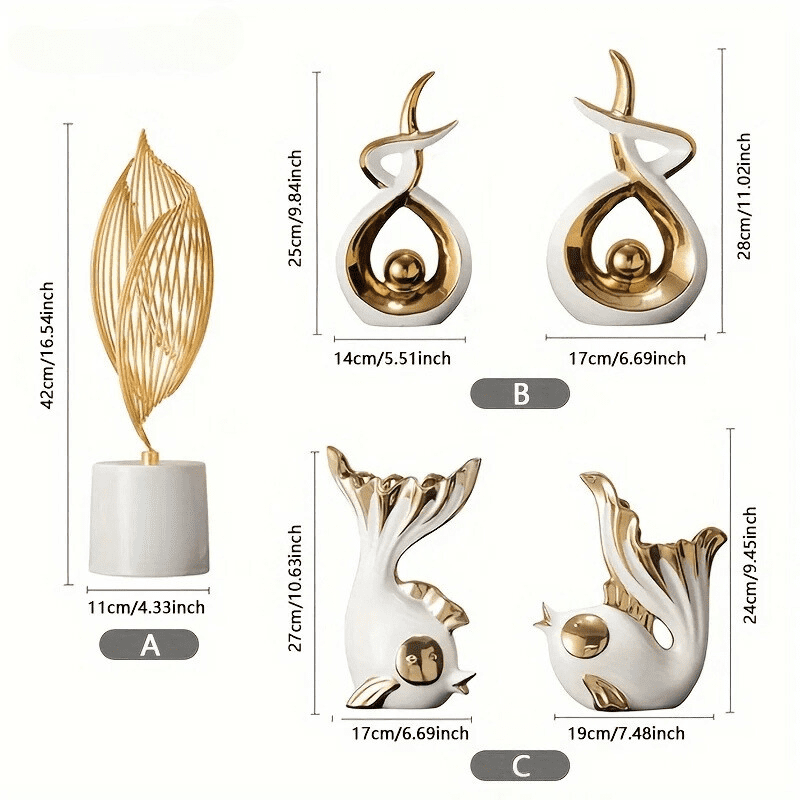 Modern Art Sculpture Ceramic Room Decoration