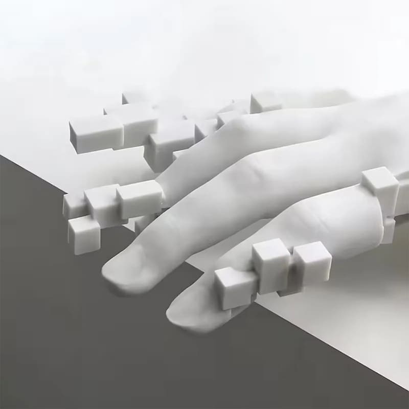 Living Room Decoration Resin Hand Statue Artistic Polystone