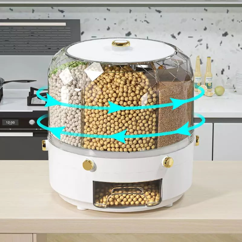 Rotating Food and Cereal Dispenser