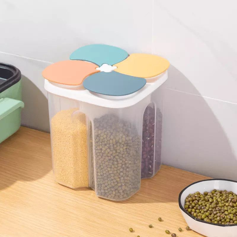 Food and Cereal Dispenser with Dividers