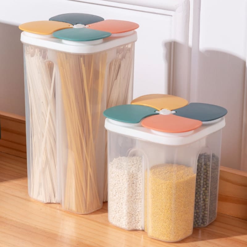 Food and Cereal Dispenser with Dividers