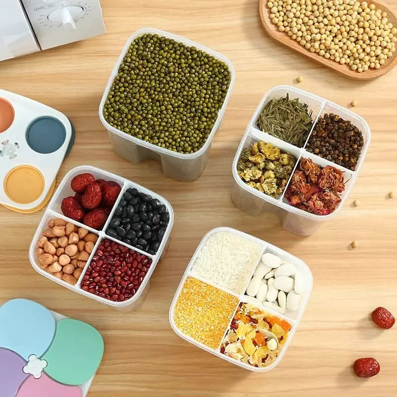 Food and Cereal Dispenser with Dividers