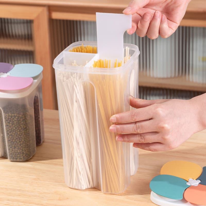 Food and Cereal Dispenser with Dividers