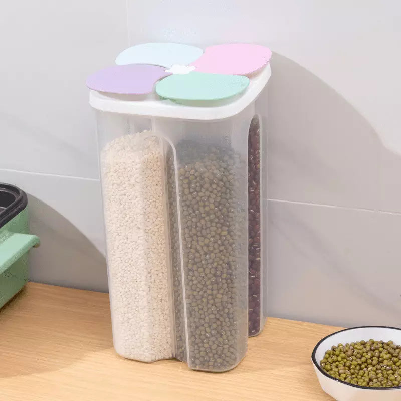 Food and Cereal Dispenser with Dividers