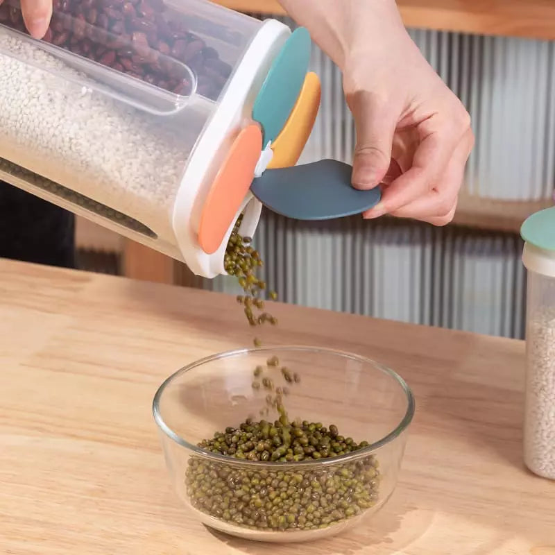 Food and Cereal Dispenser with Dividers