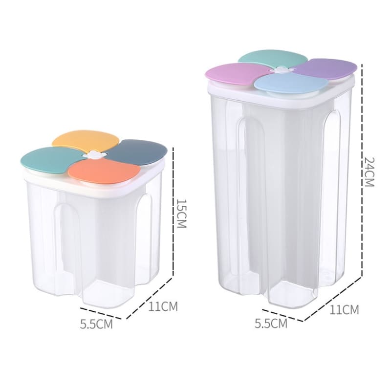 Food and Cereal Dispenser with Dividers