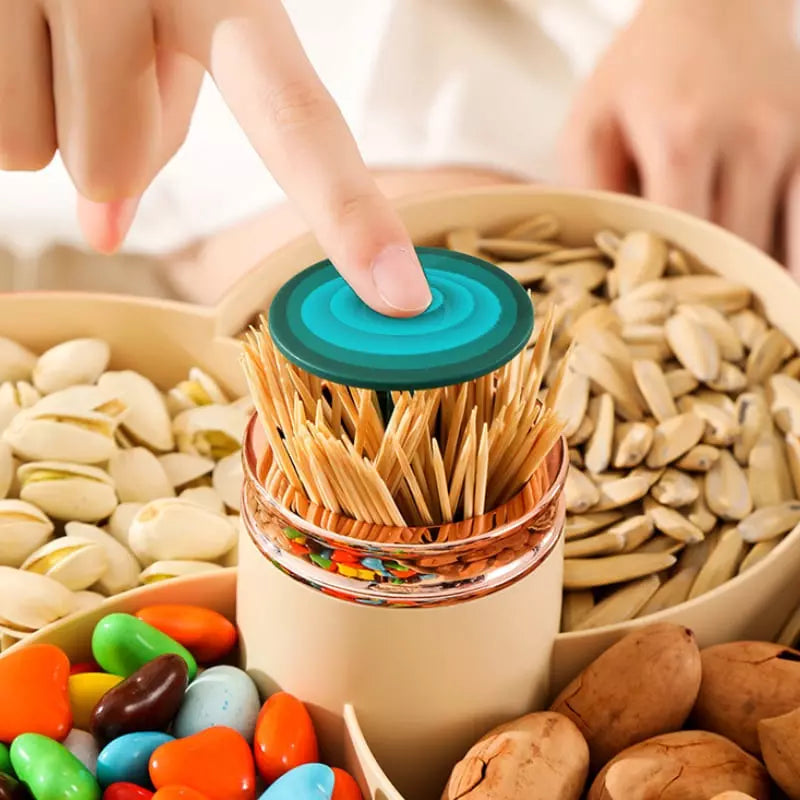 Rotating Food Candy Fruit Dispenser Organizer