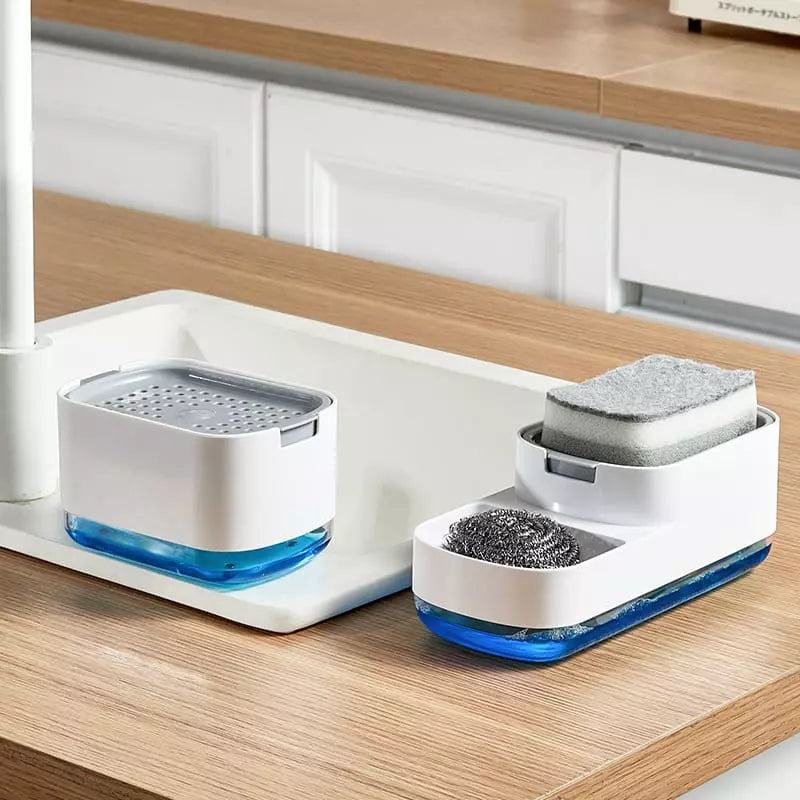 Sink Soap Dispenser and Sponge Holder