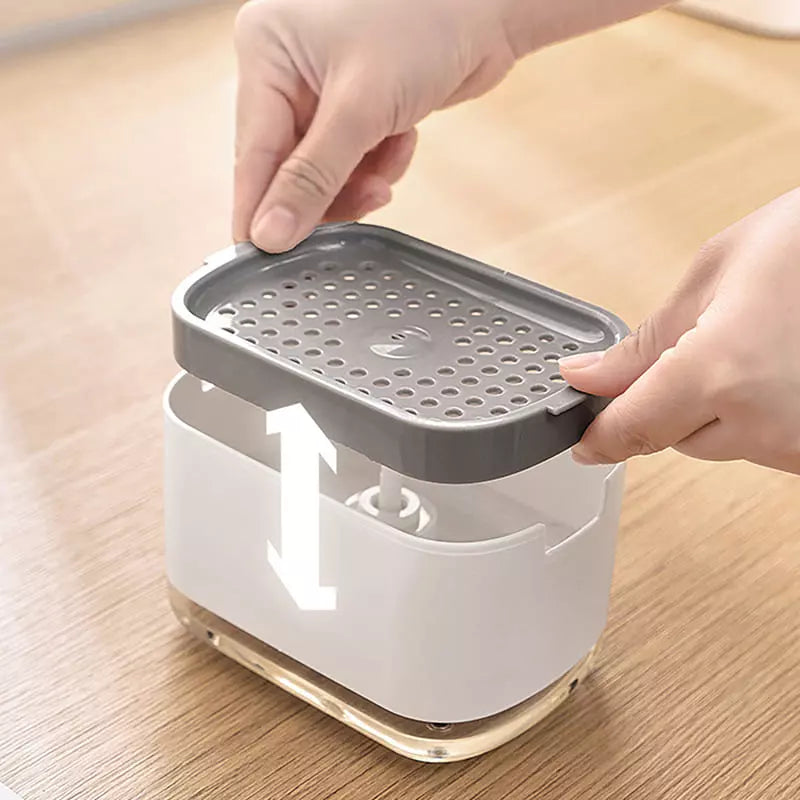 Sink Soap Dispenser and Sponge Holder