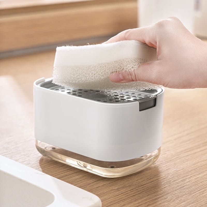Sink Soap Dispenser and Sponge Holder
