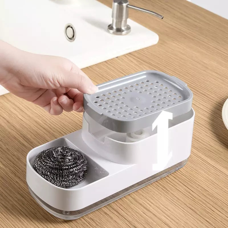 Sink Soap Dispenser and Sponge Holder
