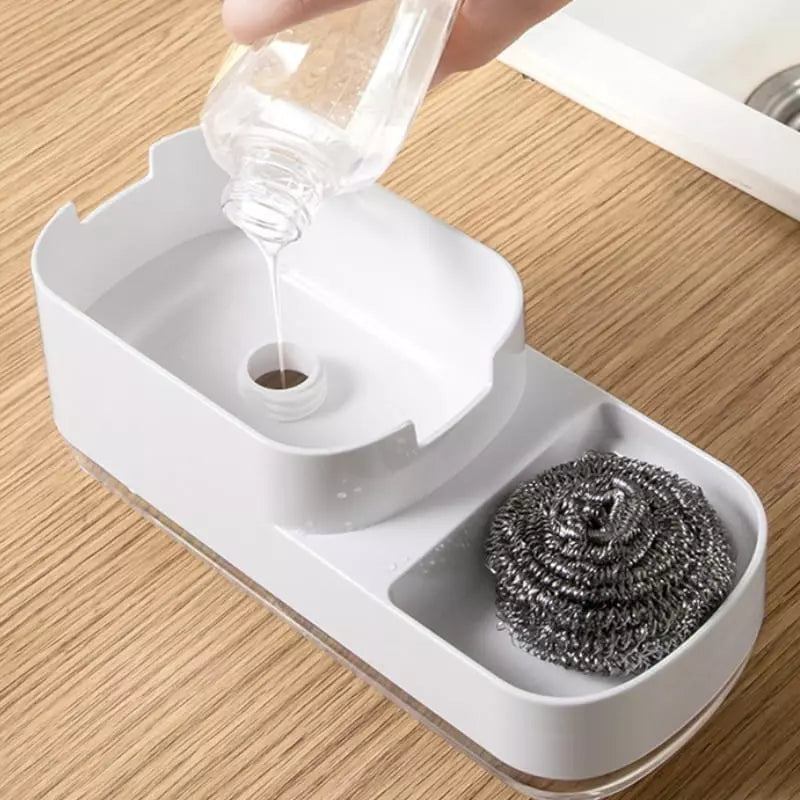 Sink Soap Dispenser and Sponge Holder