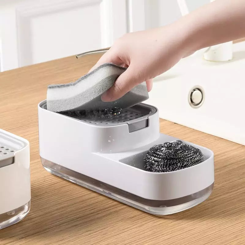 Sink Soap Dispenser and Sponge Holder