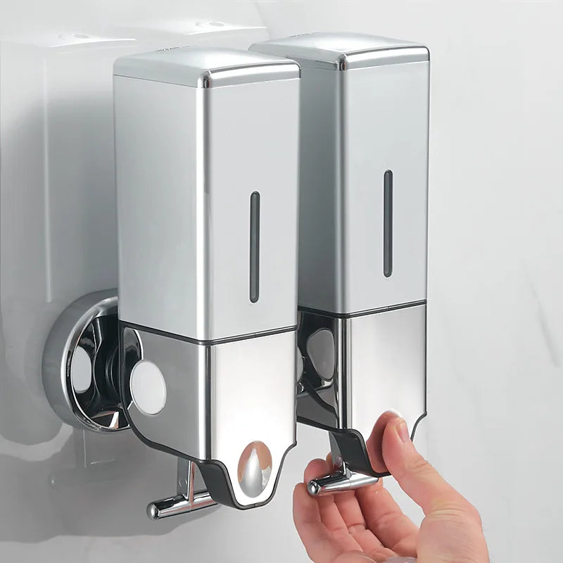 Square Liquid Soap, Shampoo, Conditioner Dispenser
